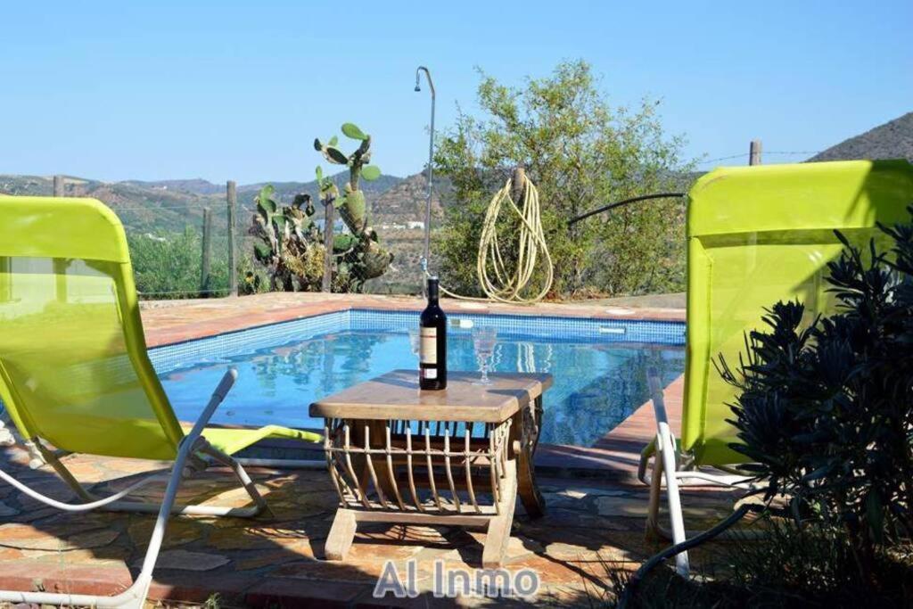 Las Palmeras - Ein Stueck Vom Paradies - Behagliches Haus Mit Pool Algodonales Buitenkant foto