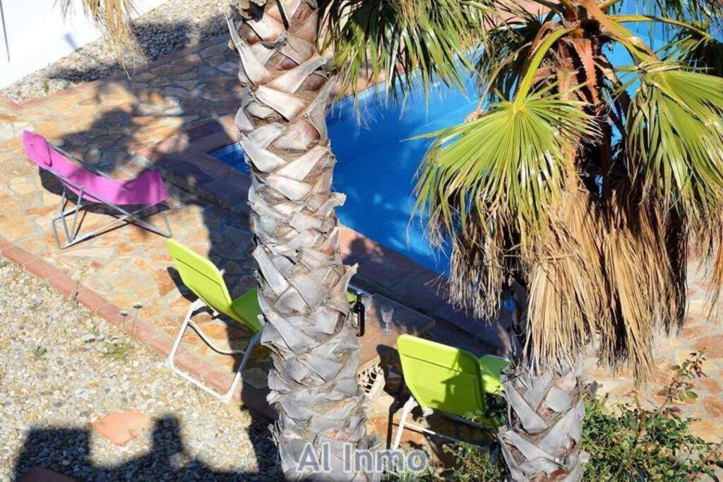 Las Palmeras - Ein Stueck Vom Paradies - Behagliches Haus Mit Pool Algodonales Buitenkant foto