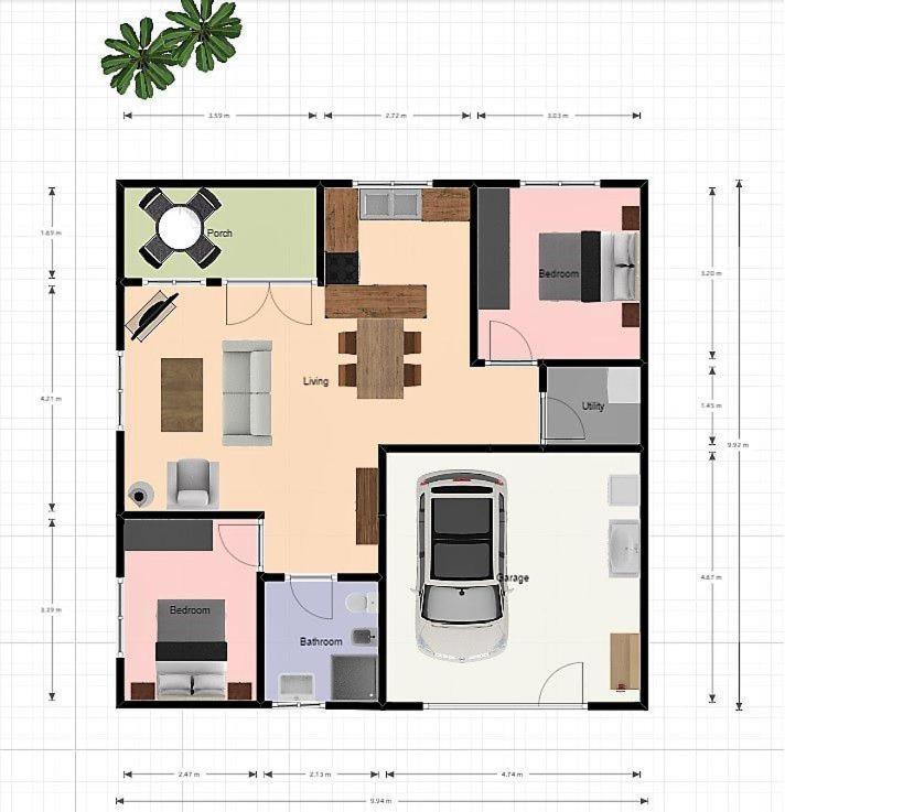 Las Palmeras - Ein Stueck Vom Paradies - Behagliches Haus Mit Pool Algodonales Buitenkant foto