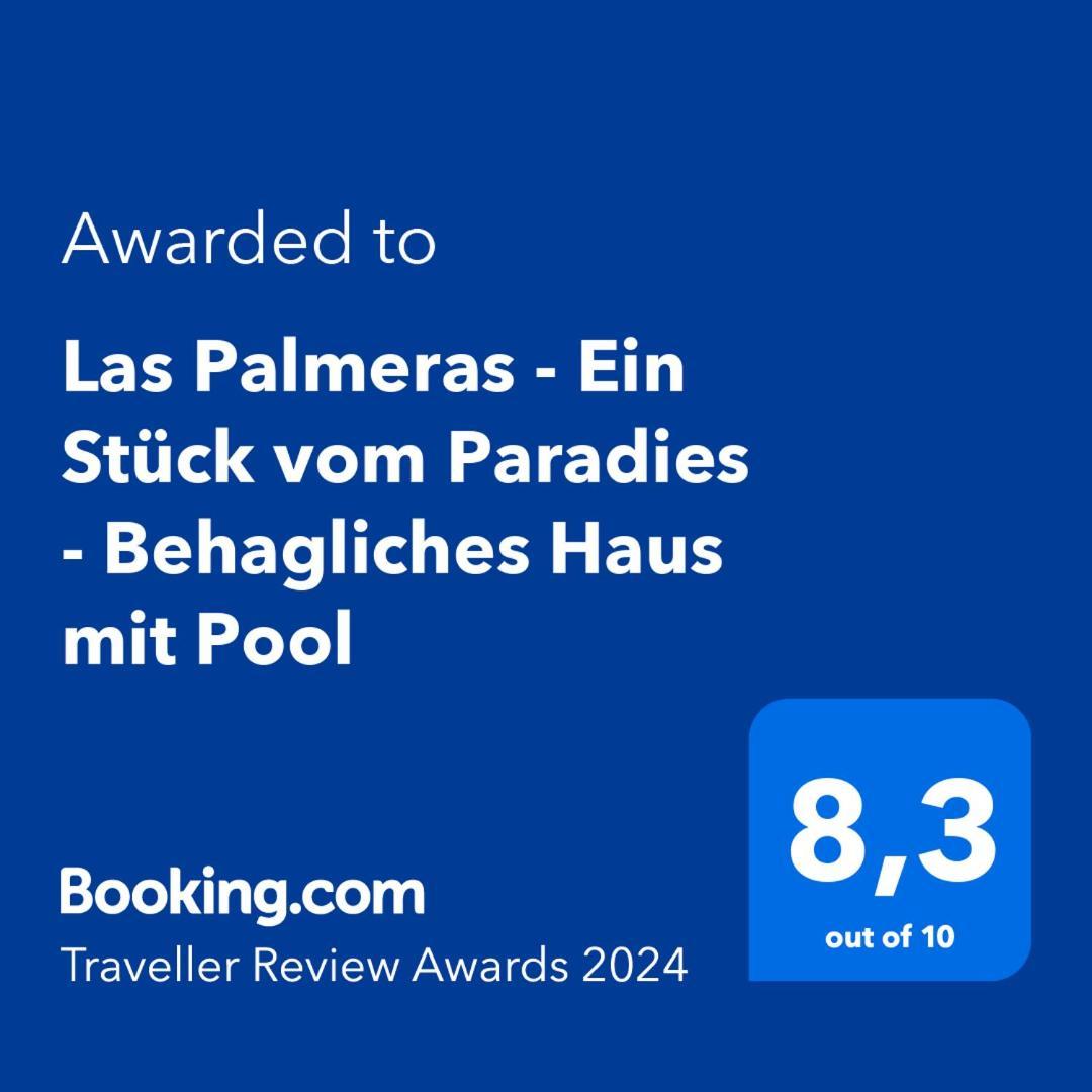 Las Palmeras - Ein Stueck Vom Paradies - Behagliches Haus Mit Pool Algodonales Buitenkant foto